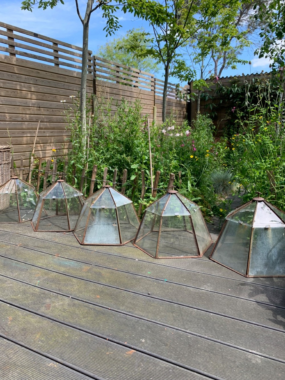 EARLY 20thC FRENCH GARDEN CLOCHES