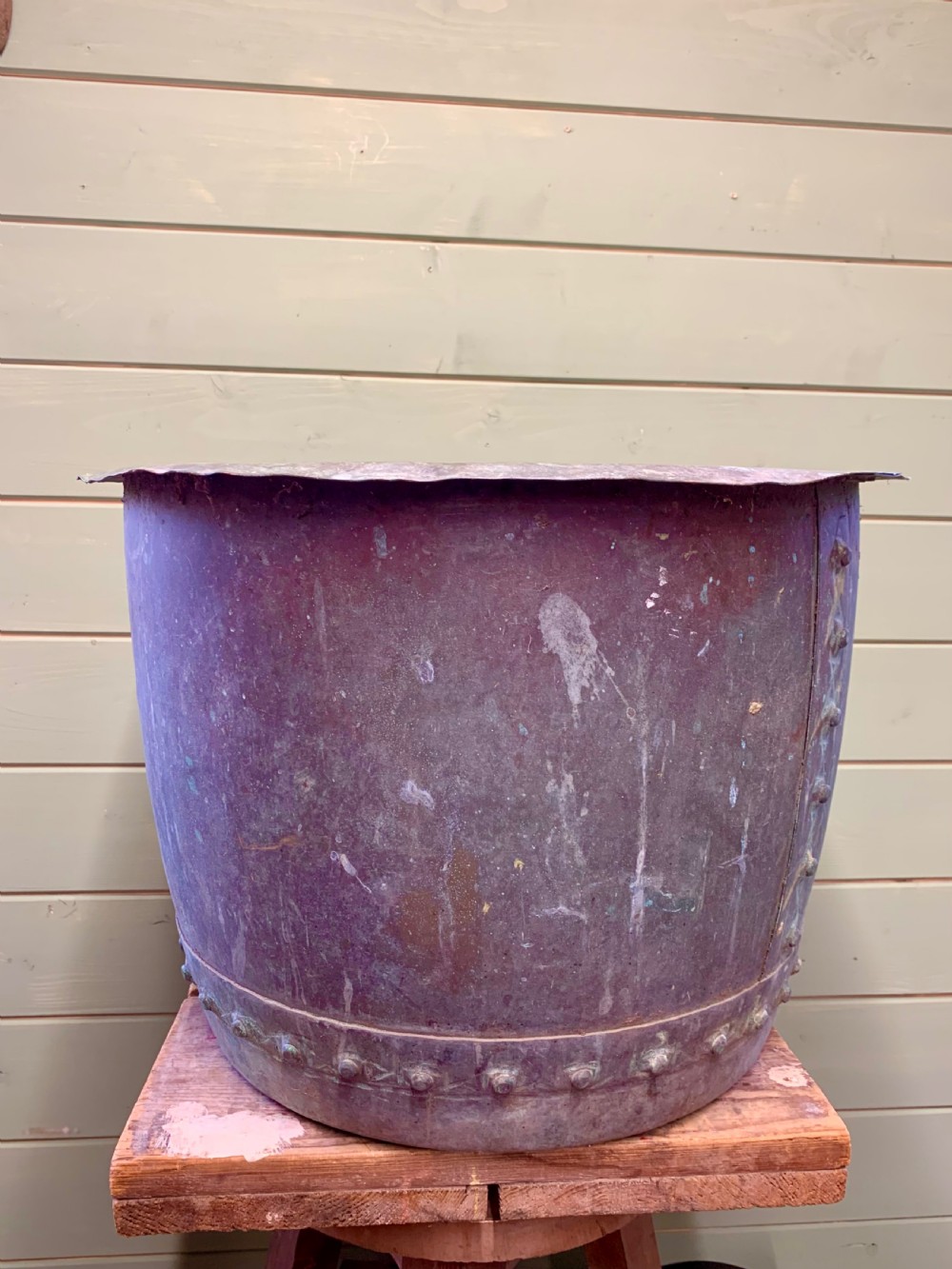 A GOOD VICTORIAN VERDIGRIS COPPER COPPER View II