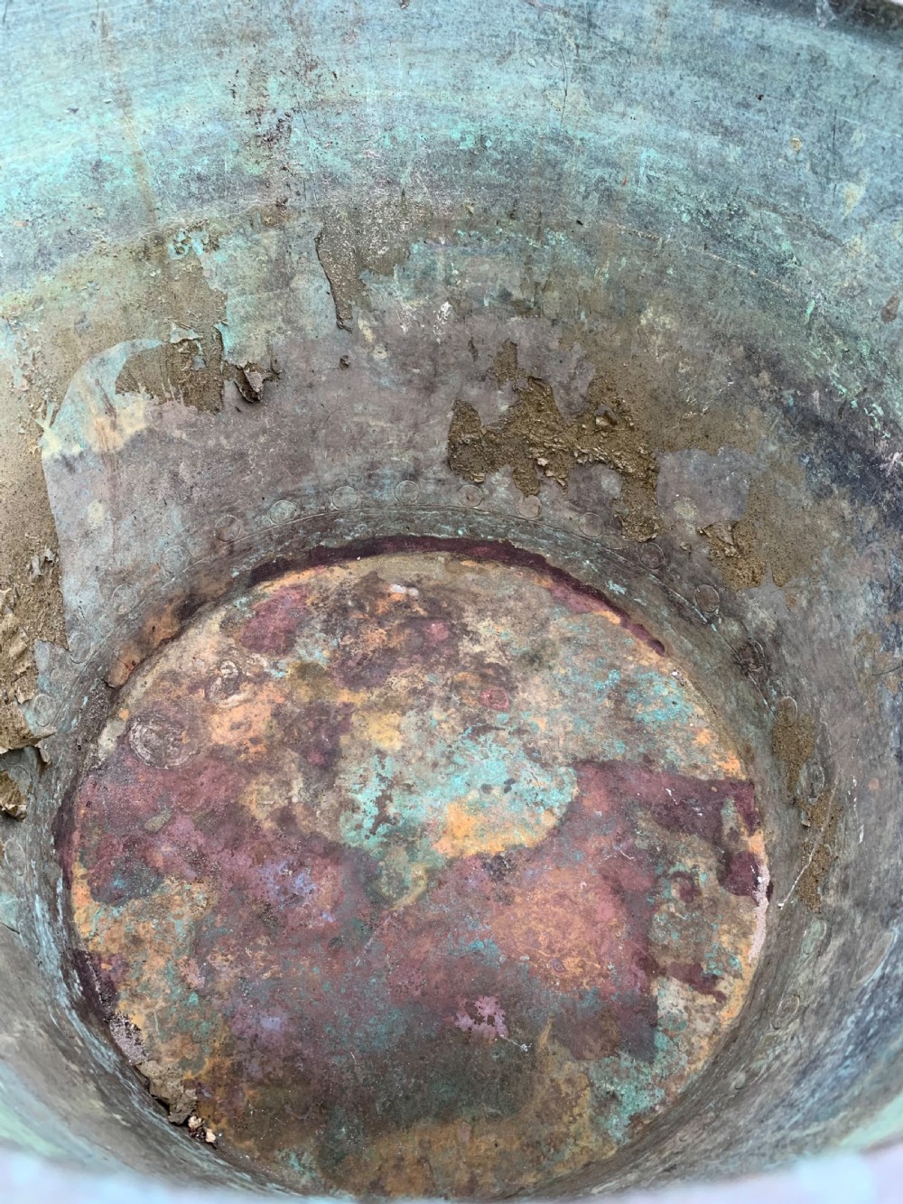 A GOOD VICTORIAN VERDIGRIS COPPER COPPER View IX