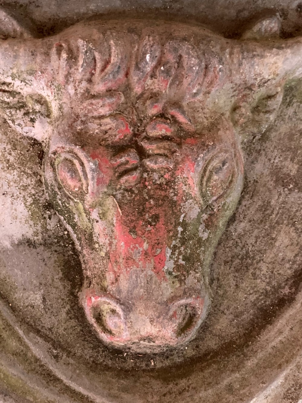 RARE BUTCHER’S SHOP FRONT ZINC BULLS HEADS View IV