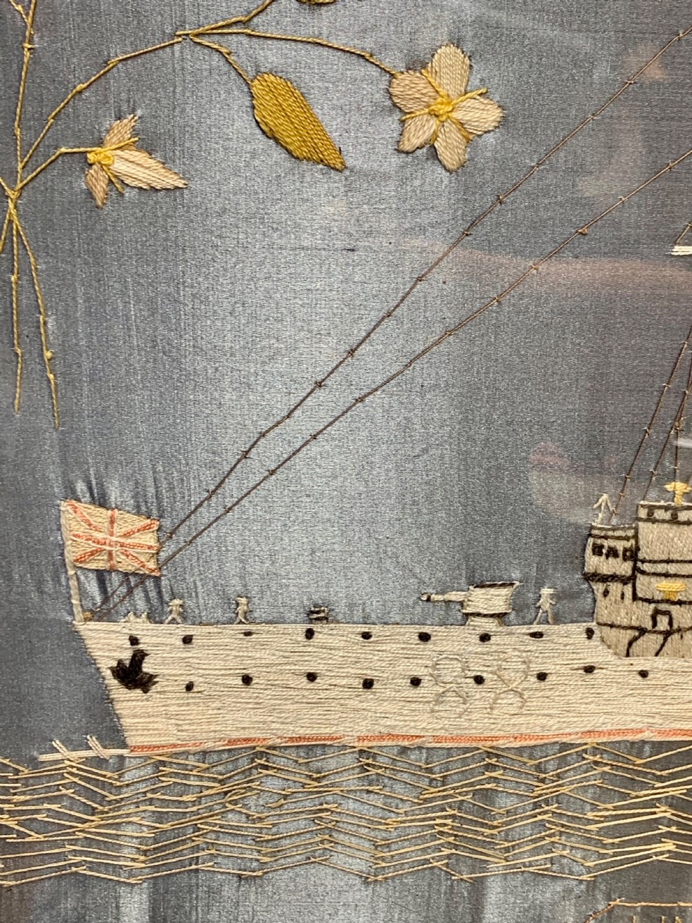 SAILORS WOOLWORK SHIP 1918 HMS SPORTIVE View VII