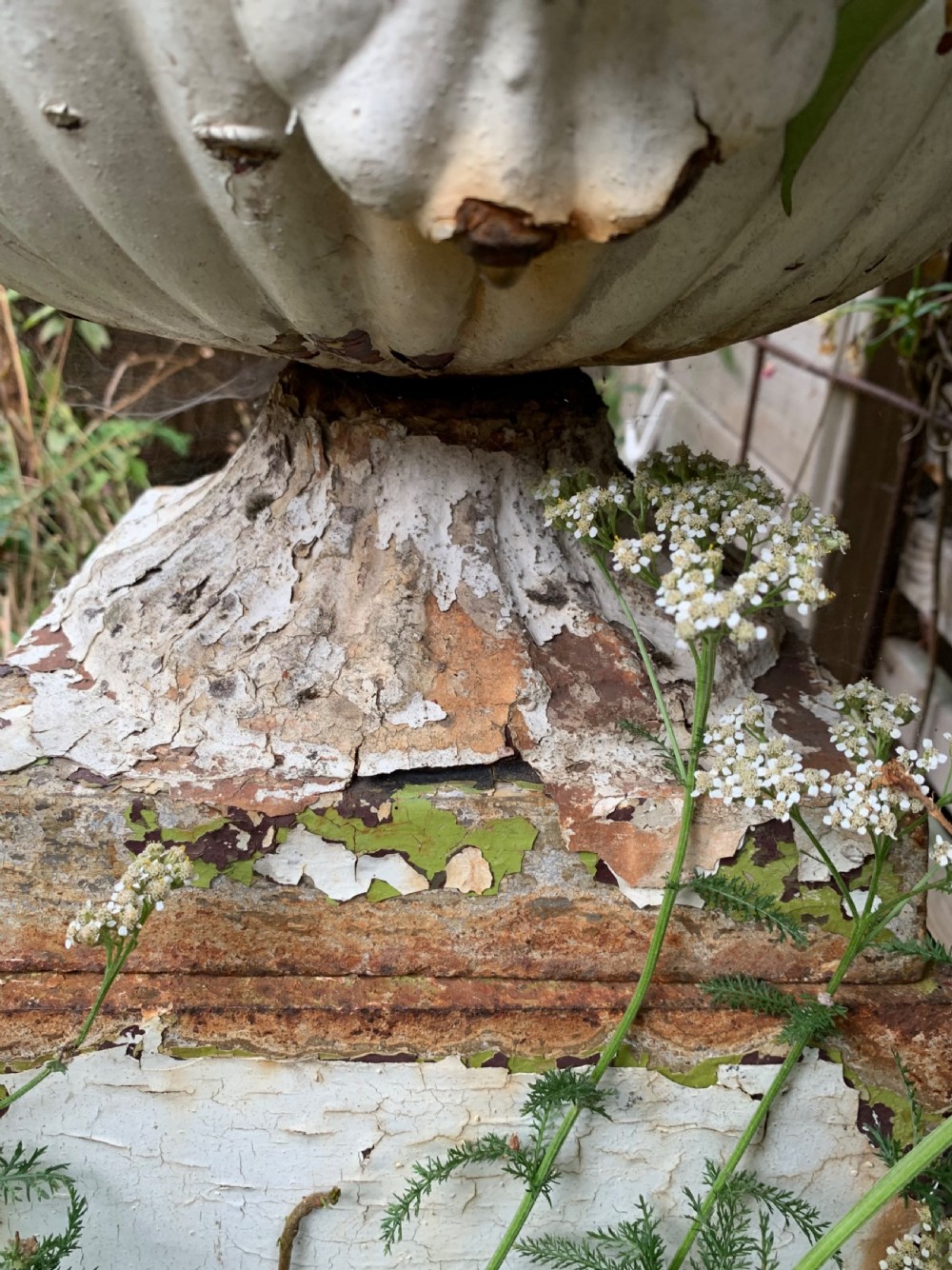 19th C GARDEN URN AND PEDESTAL View V