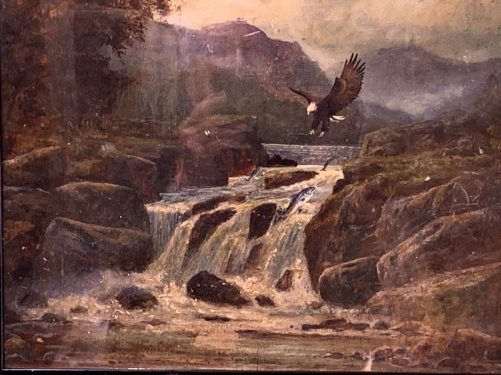 SALMON CATCH - SCOTTISH OIL ON BOARD View IV