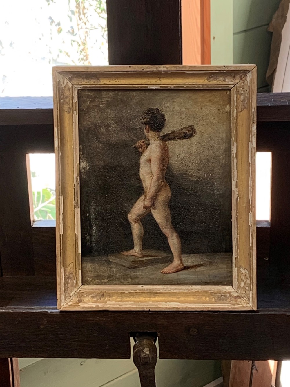 OLD MASTER OIL ON CANVAS OF THE YOUNG HERCULES View VIII