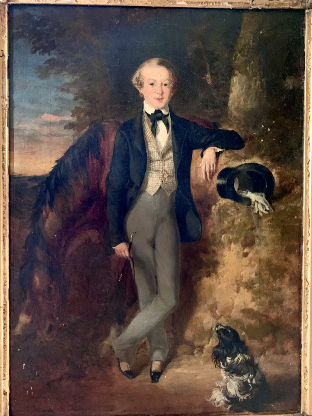 Early 19th Century oil on canvas of a gentleman View II