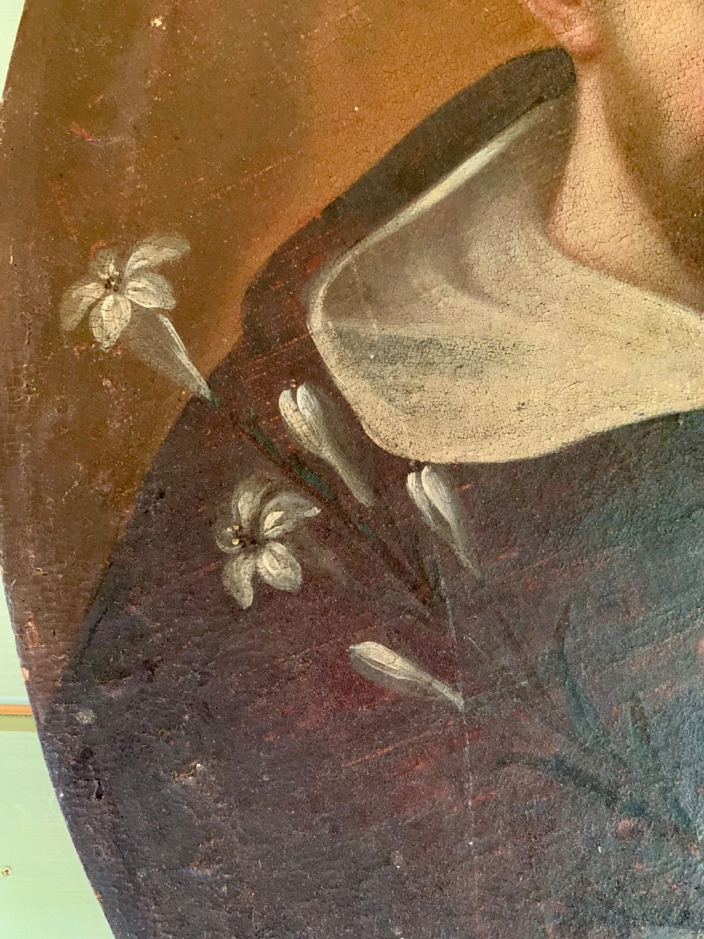 18th C OIL PAINTING - ITALIAN SCHOOL - ST ANTHONY View V