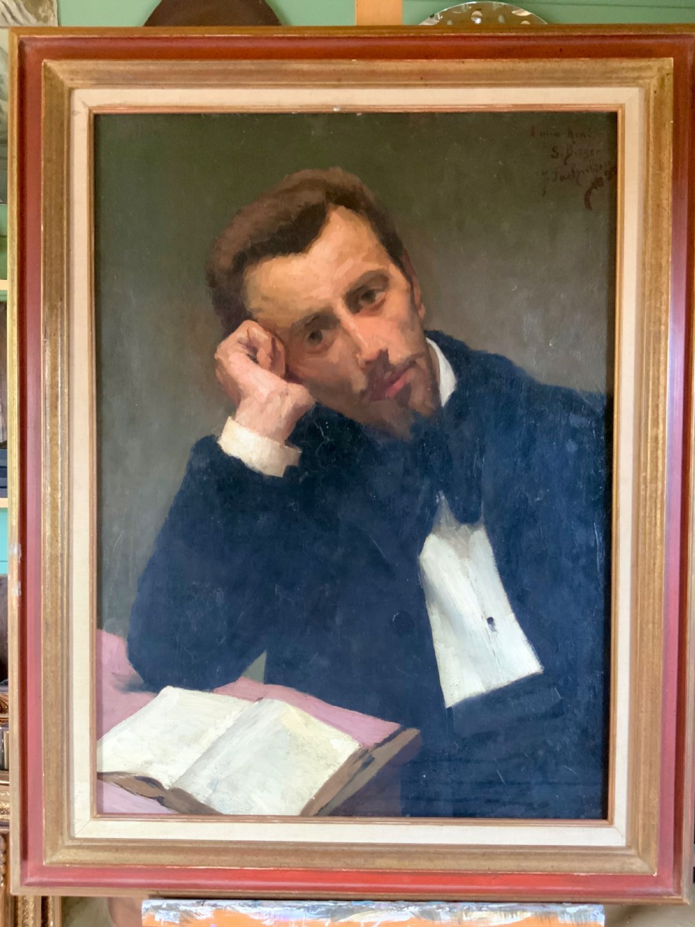 19th CENTURY FRENCH SCHOOL OIL PAINTING