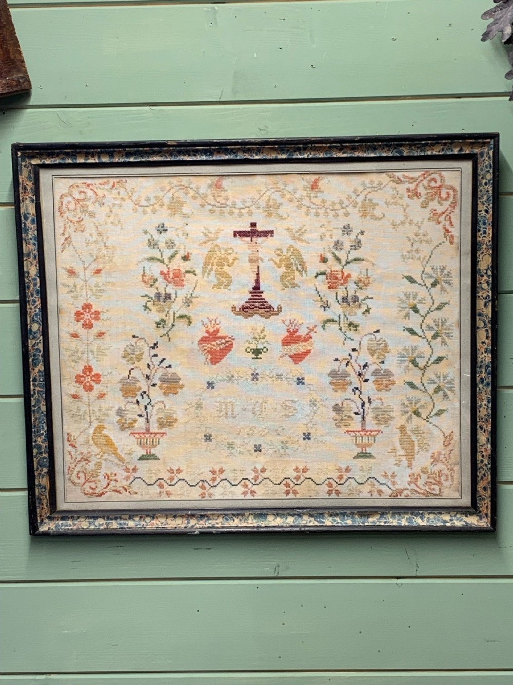 DECORATIVE ANTIQUE SAMPLER