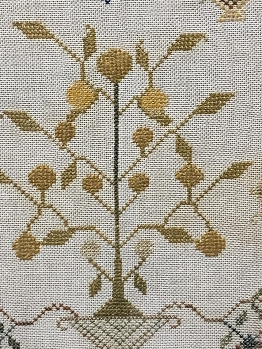 ANTIQUE FRAMED SAMPLER View III