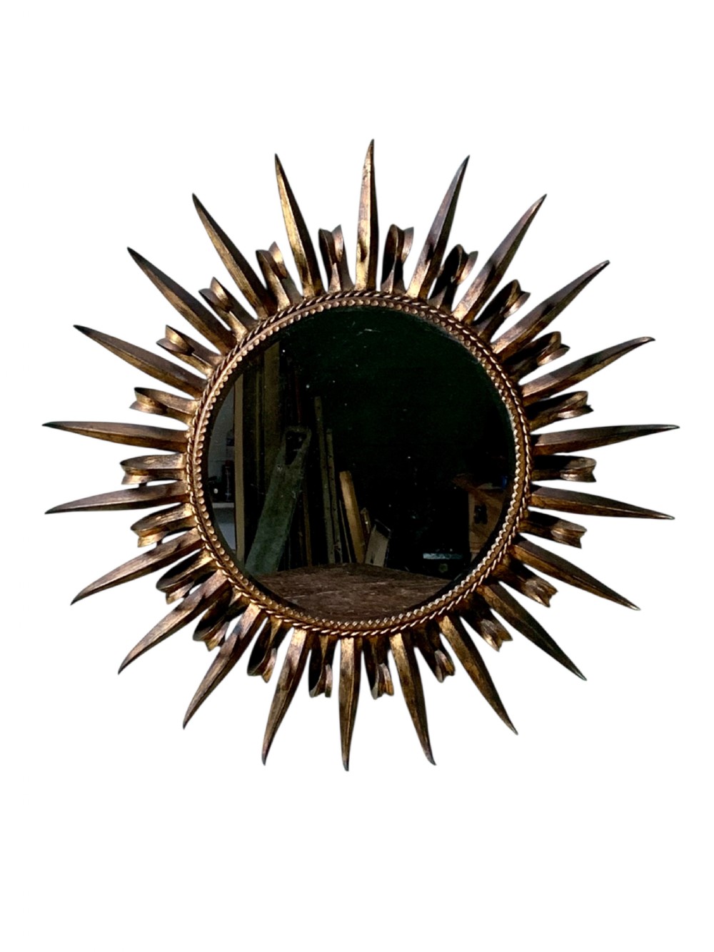 LARGE SUNBURST MIRROR View III