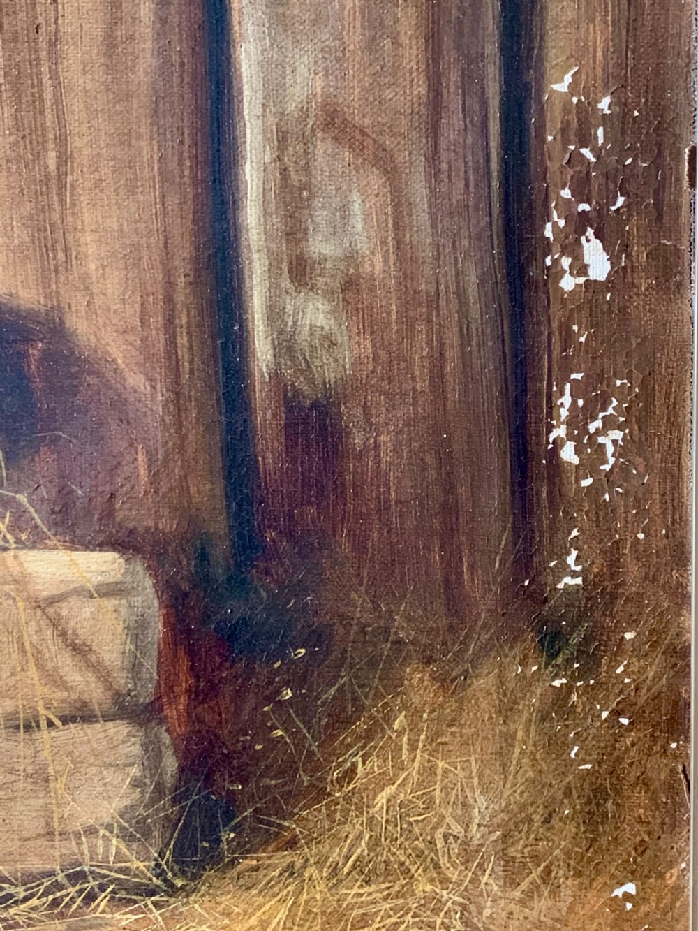 LARGE PAIR OF 19thC OILS OF DOGS BY JOHN GIFFORD View V