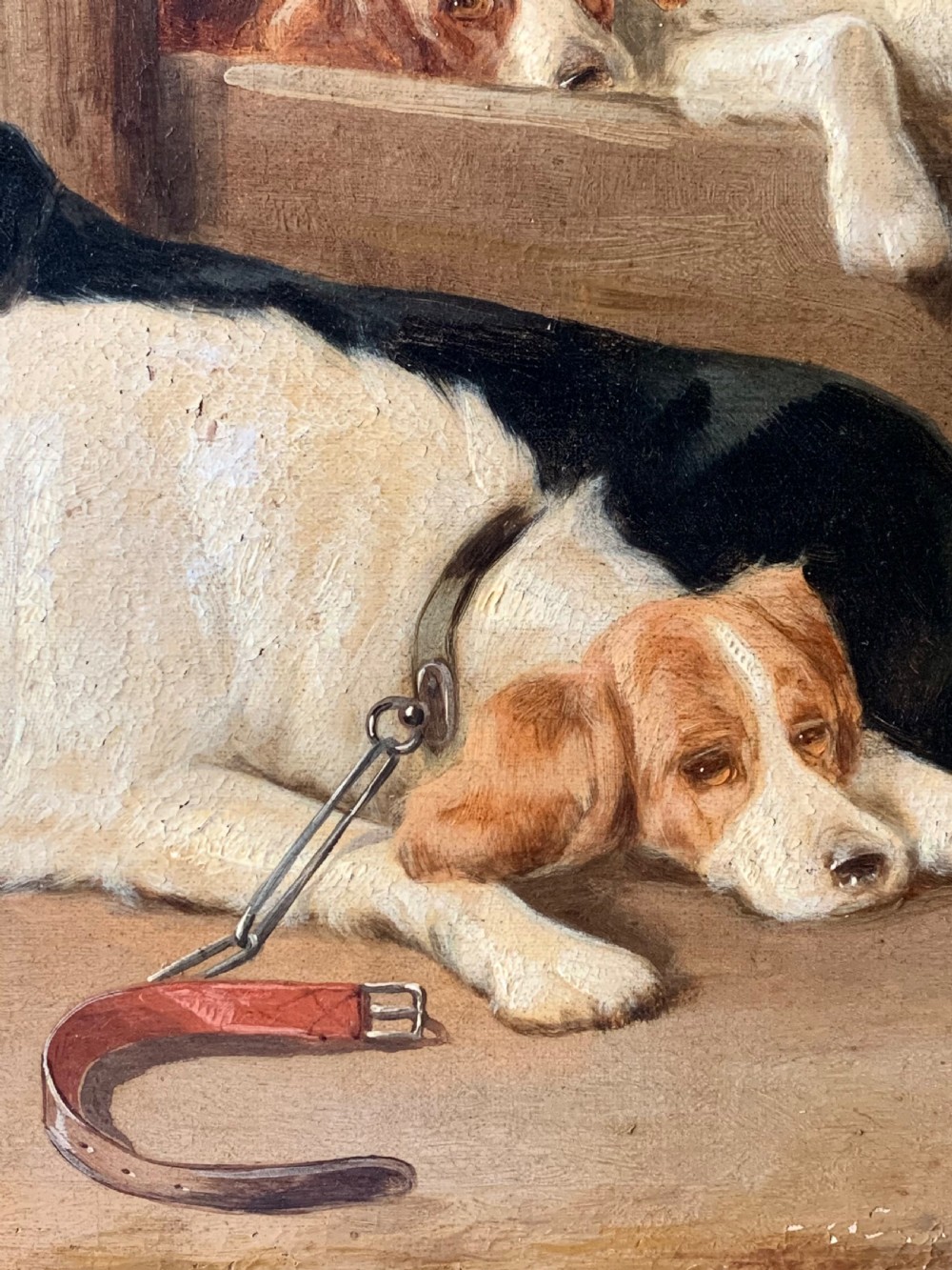 LARGE PAIR OF 19thC OILS OF DOGS BY JOHN GIFFORD View VII