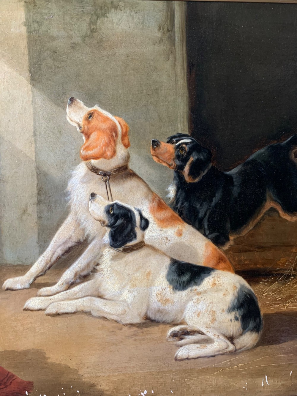 LARGE PAIR OF 19thC OILS OF DOGS BY JOHN GIFFORD View XI