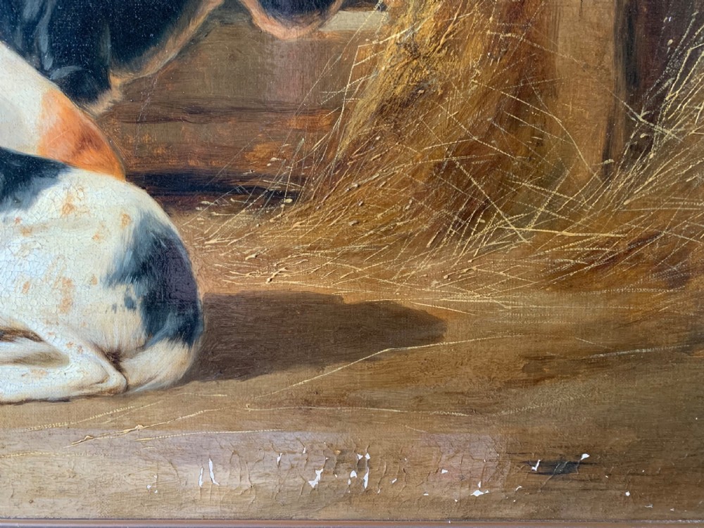 LARGE PAIR OF 19thC OILS OF DOGS BY JOHN GIFFORD View XIV