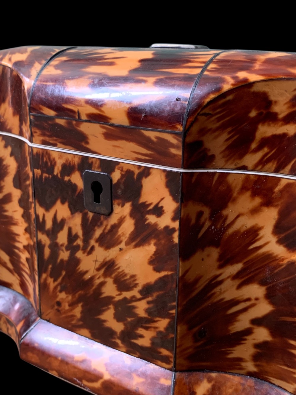GEORGIAN TORTOISESHELL TEA CADDY View XI
