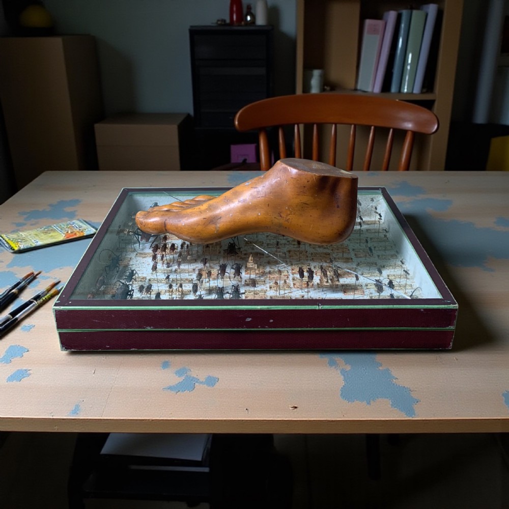 ANTIQUE ARTIST MODEL OF A FOOT View VI