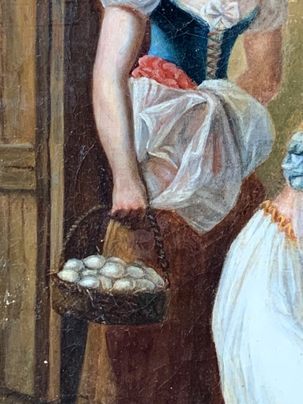 FRENCH SCHOOL EARLY 19Th CENTURY OIL PAINTING OF A MONK View VIII