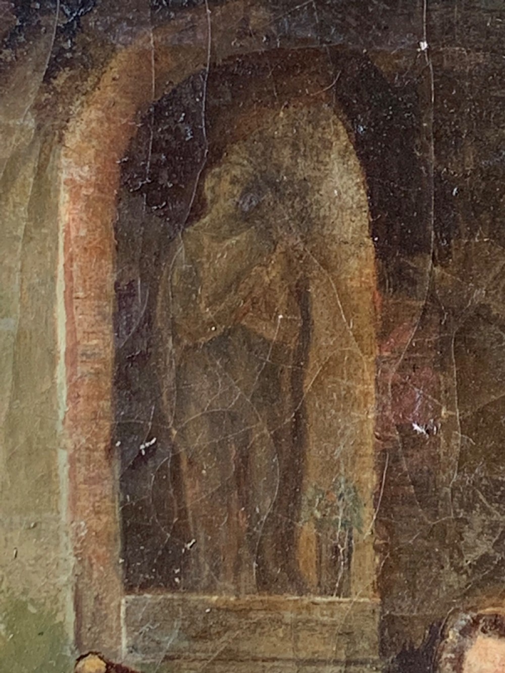 FRENCH SCHOOL EARLY 19Th CENTURY OIL PAINTING OF A MONK View IX