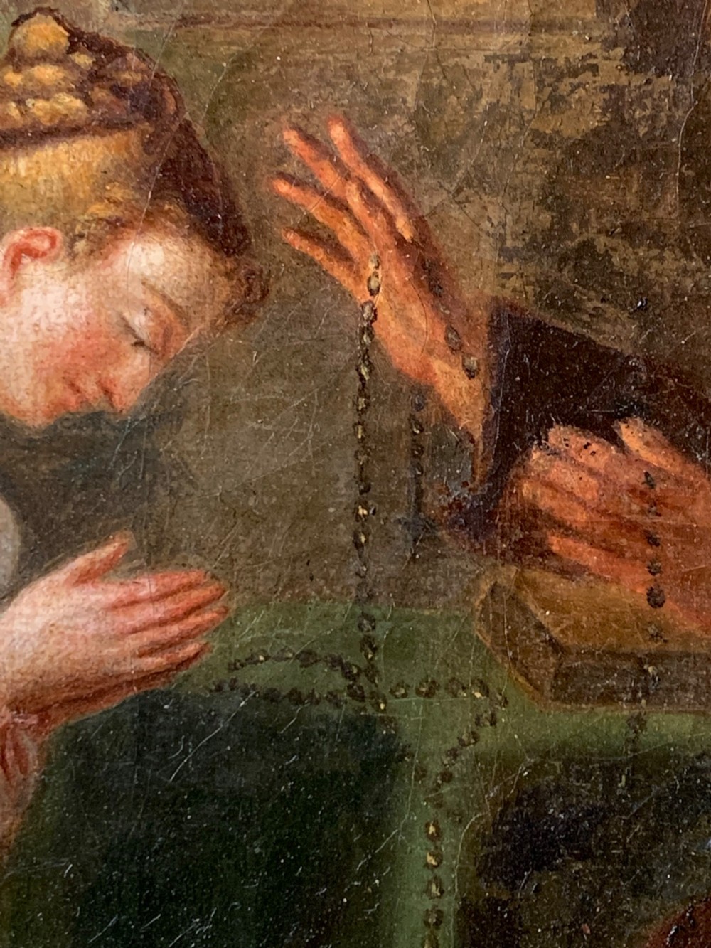 FRENCH SCHOOL EARLY 19Th CENTURY OIL PAINTING OF A MONK View XI