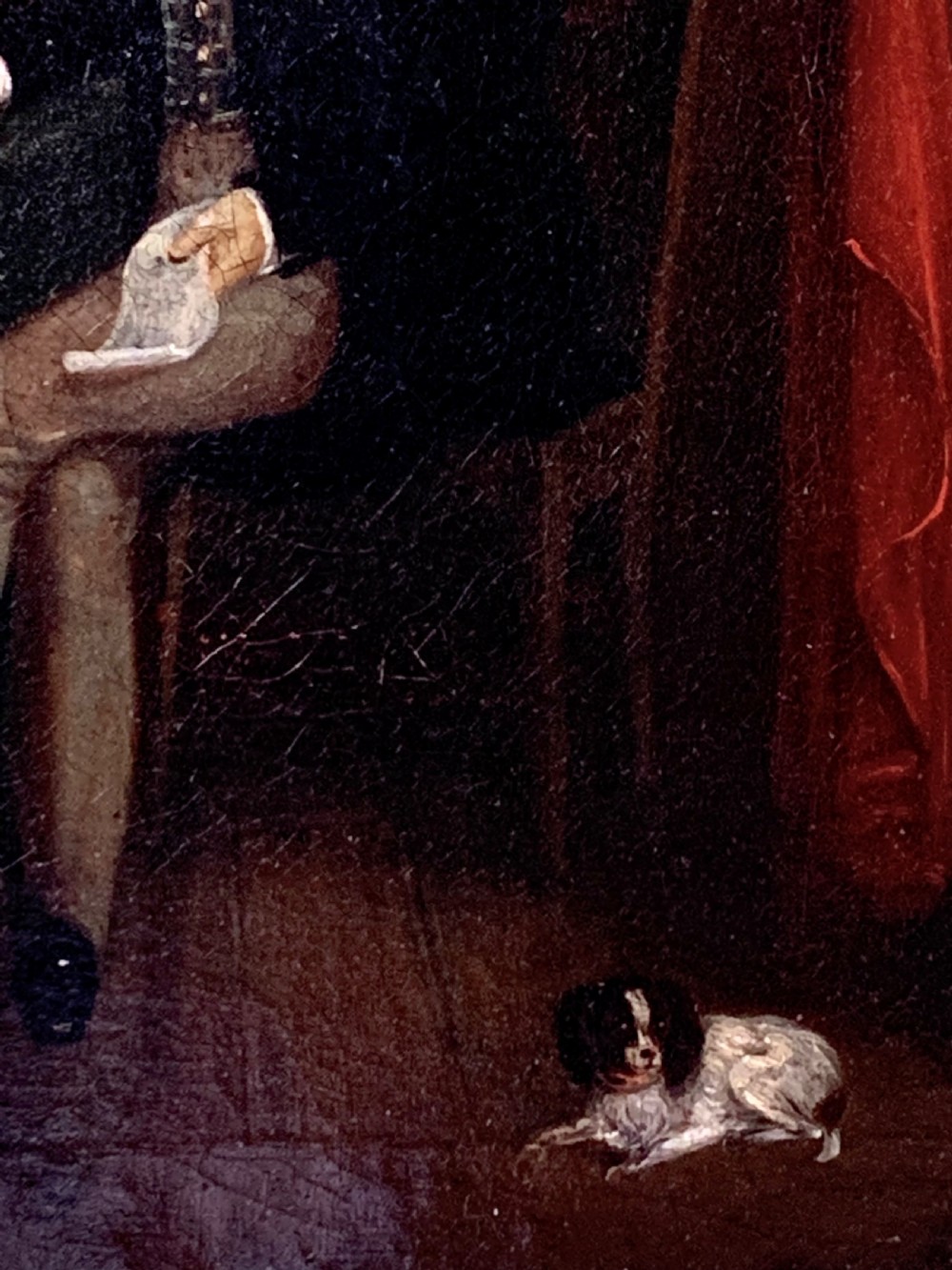 GENTLEMAN AT HIS DESK - EARLY 19th C OIL PAINTING View VI