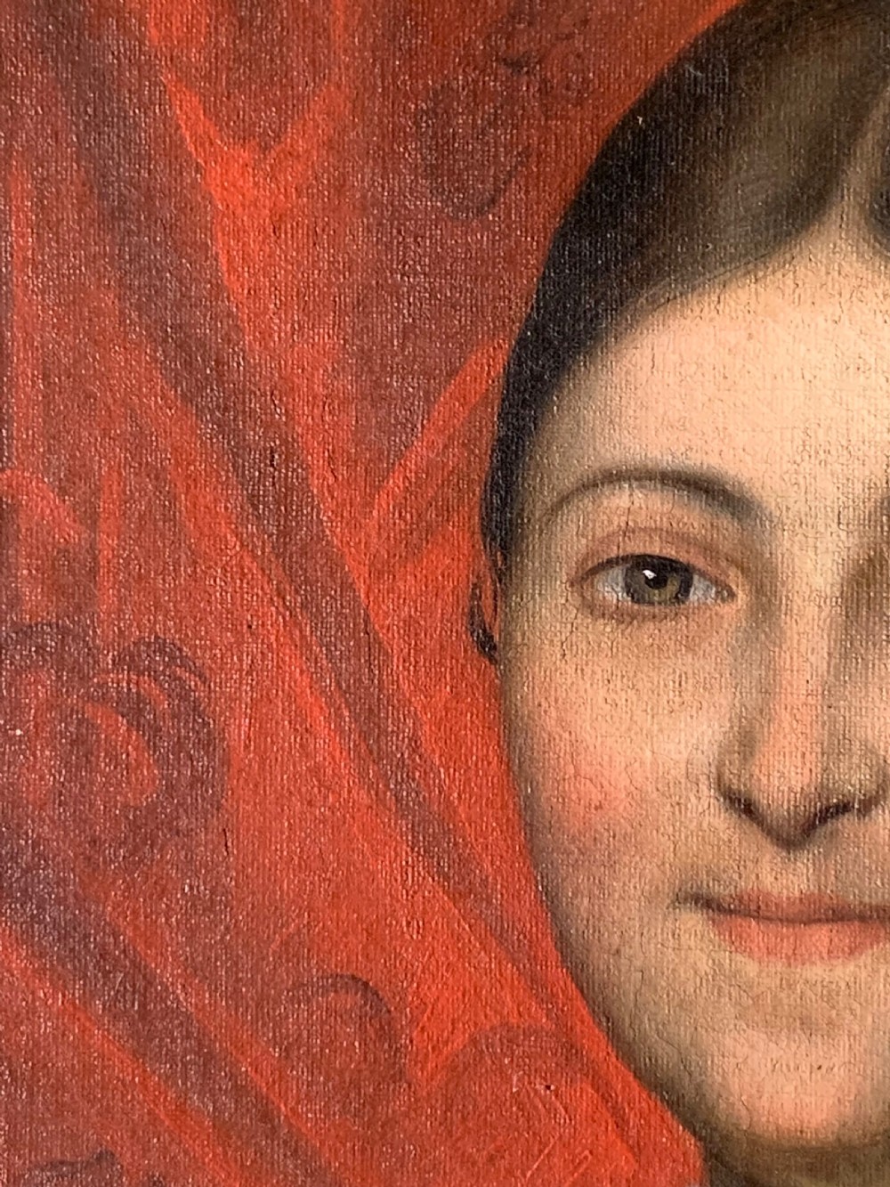 18th C FULL LENGTH PORTRAIT OF A FRENCH LADY View XI