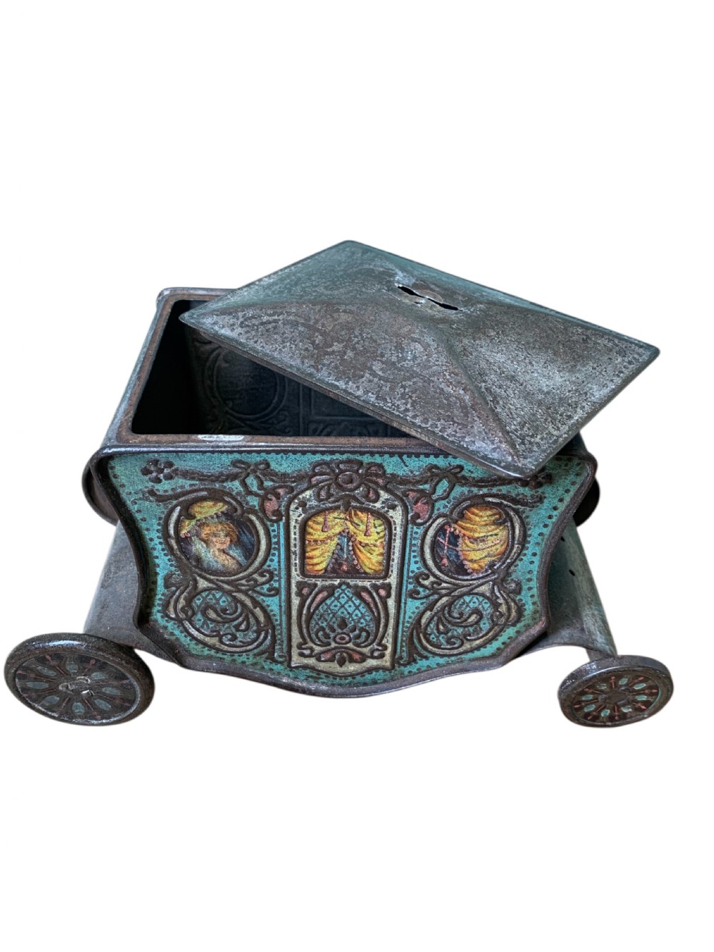MACFARLANE LANG & CO CORONATION COACH BISCUIT TIN View V