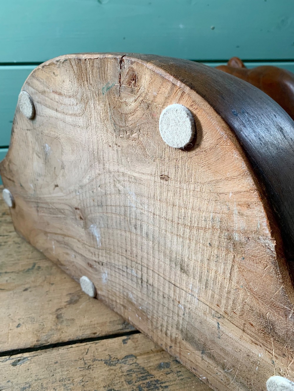 A RARE FRENCH CARVED MILLINER’S HEAD AND SHOULDERS View XII