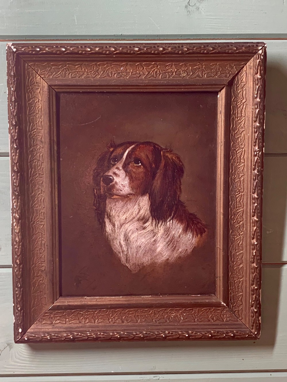 EARLY 20th CENTURY OIL PORTRAIT OF A DOG View II