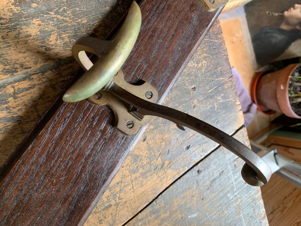 FABULOUS 19th CENTURY RUN OF LARGE BRASS COAT & HAT HOOKS View VII