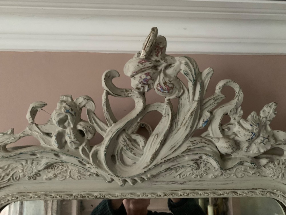 VERY PRETTY ART NOUVEAU PERIOD WALL MIRROR View VII