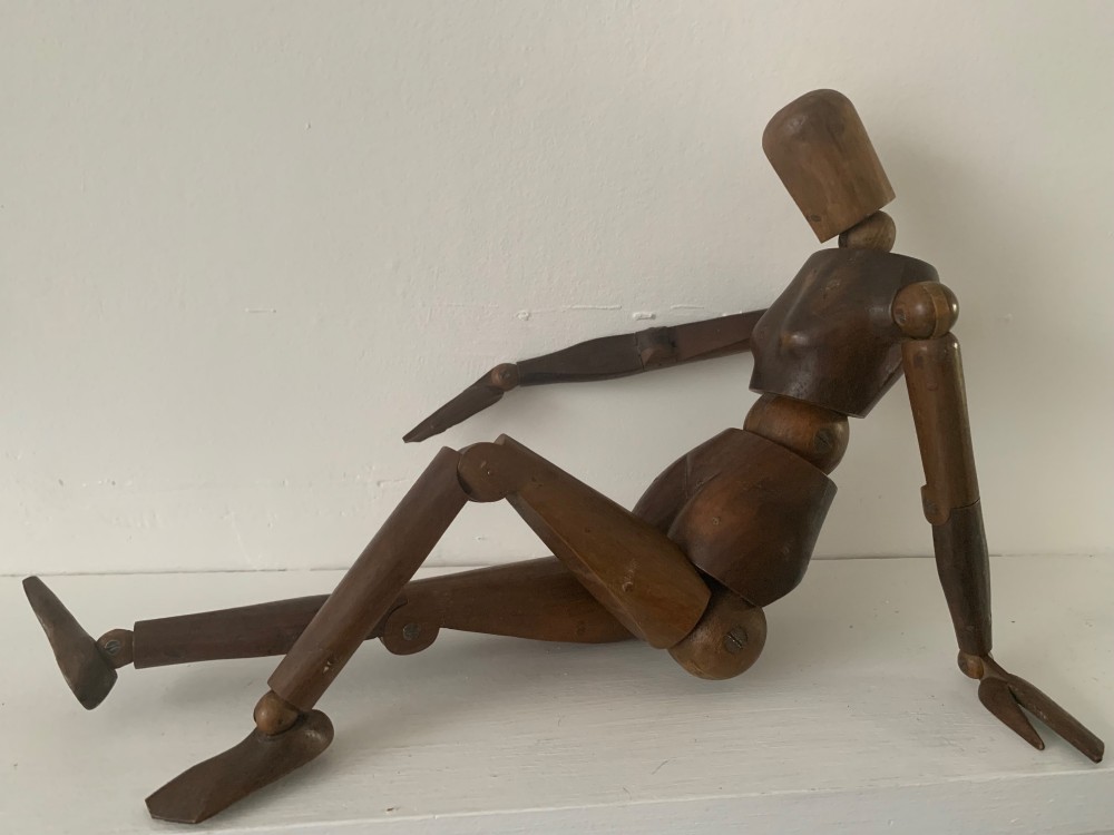 A RARE 19th CENTURY FEMALE ARTIST’S LAY FIGURE View II