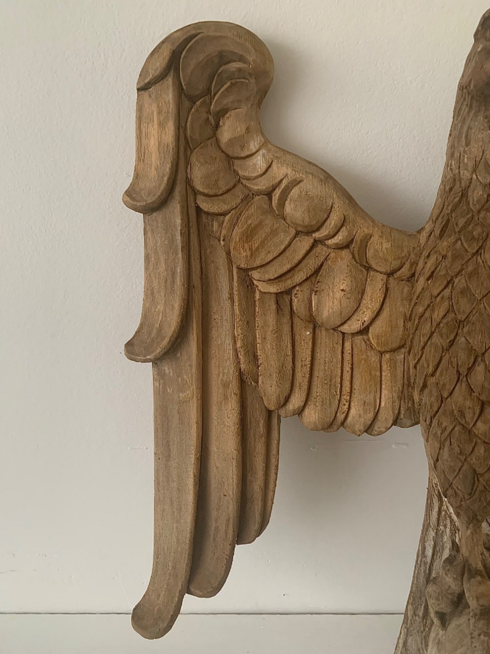 STUNNING ANTIQUE CARVING OF AN EAGLE View III