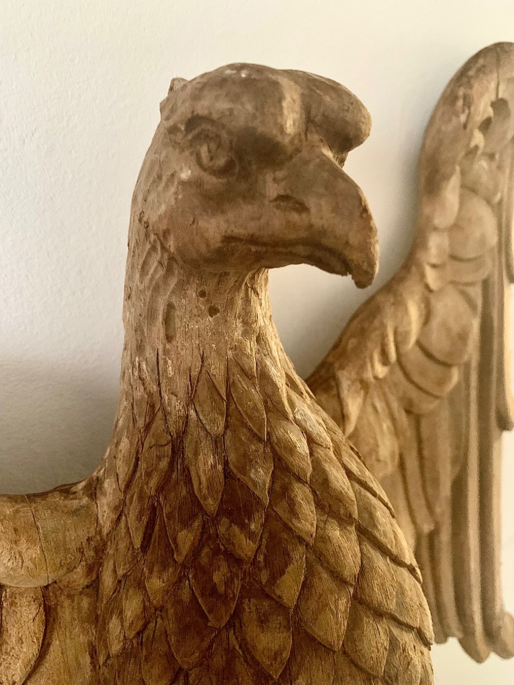 STUNNING ANTIQUE CARVING OF AN EAGLE View IV