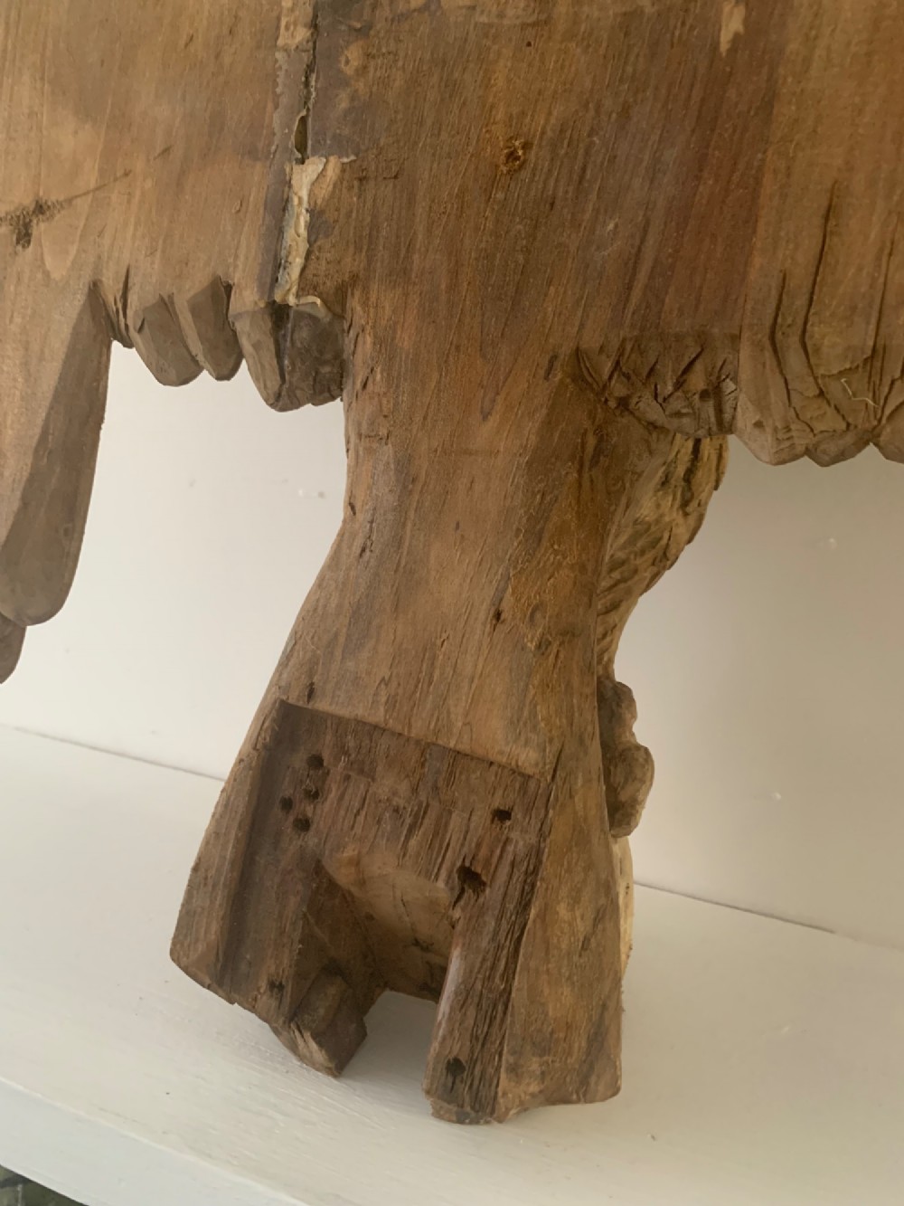 STUNNING ANTIQUE CARVING OF AN EAGLE View X