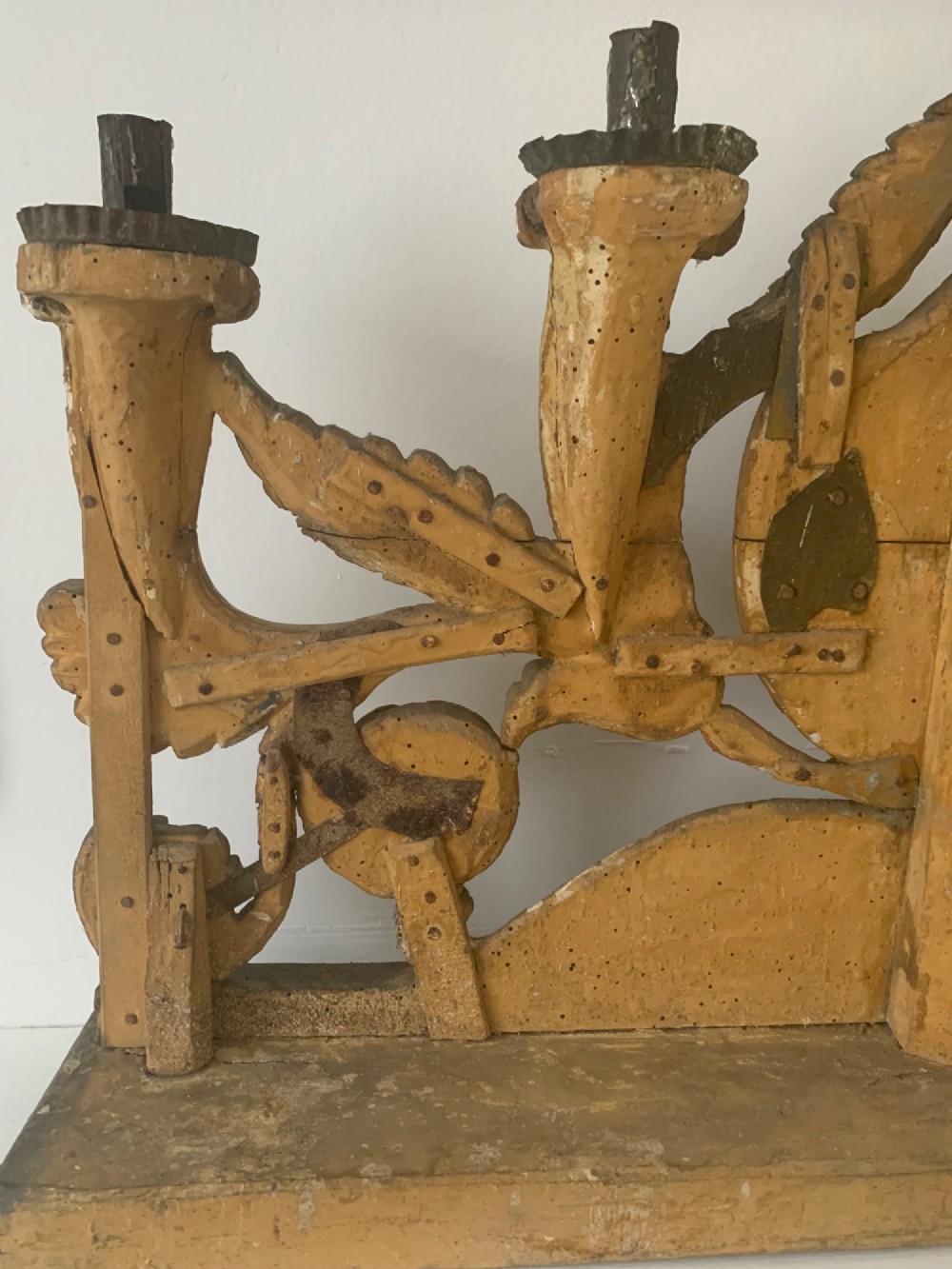 18th CENTURY ITALIAN CARVED ALTAR CANDELABRUM View X
