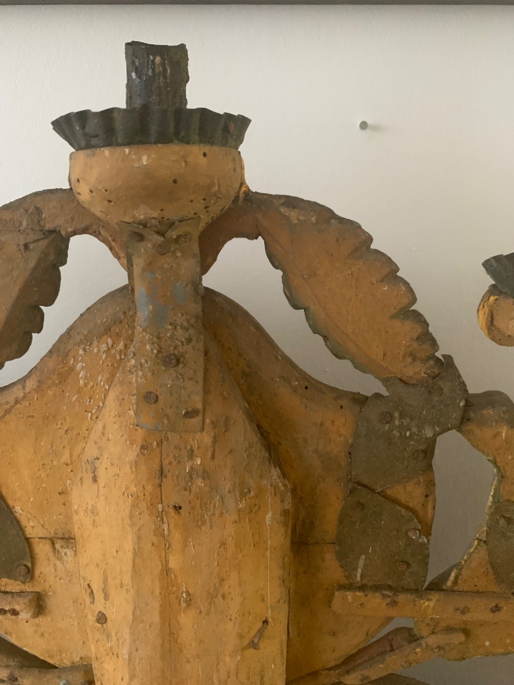 18th CENTURY ITALIAN CARVED ALTAR CANDELABRUM View XI
