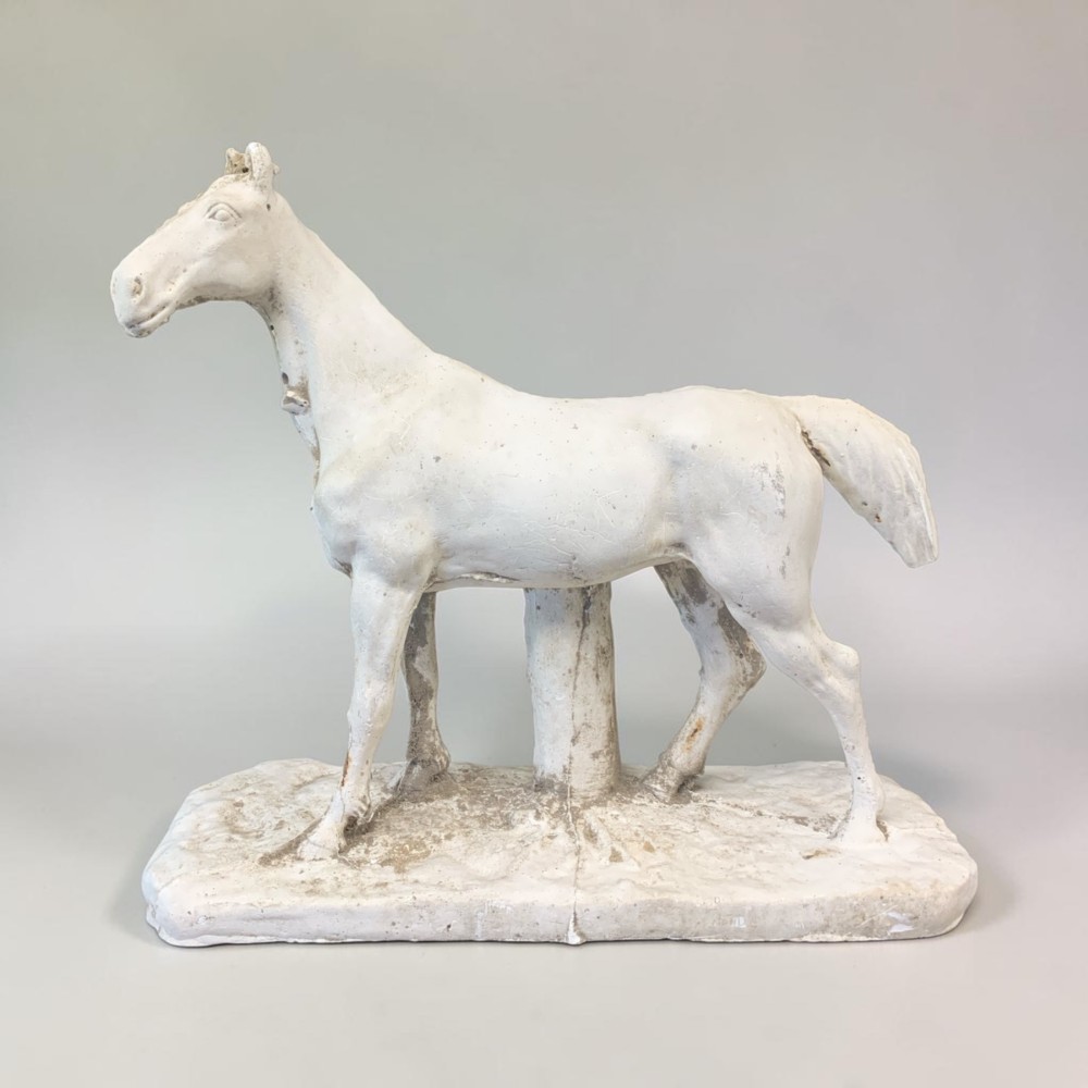EARLY 20th CENTURY STUDIO PLASTER CAST MODEL OF A HORSE View II