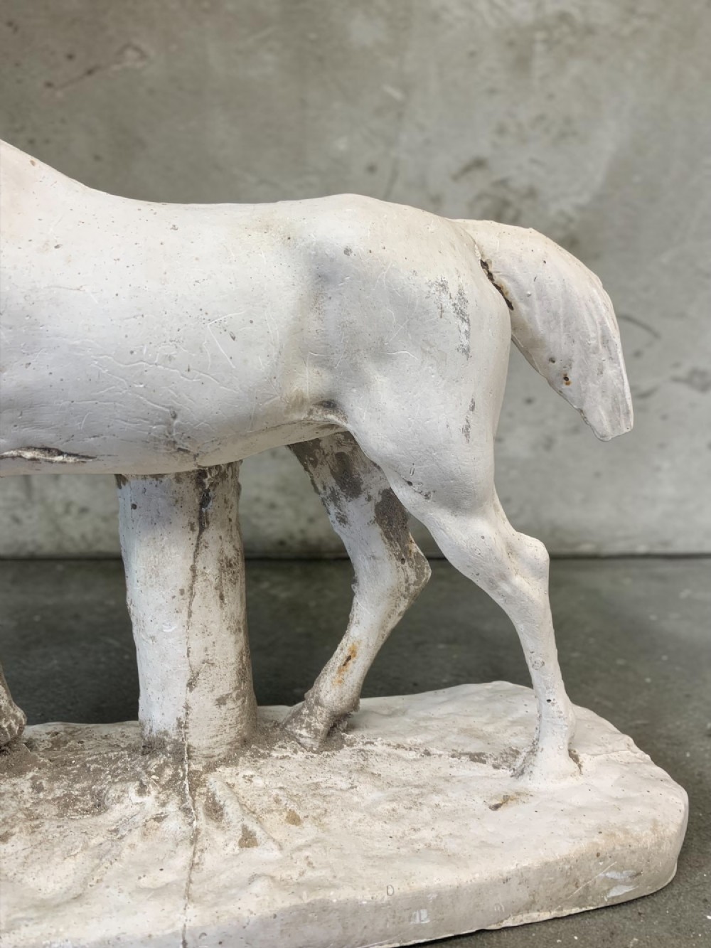 EARLY 20th CENTURY STUDIO PLASTER CAST MODEL OF A HORSE View VI