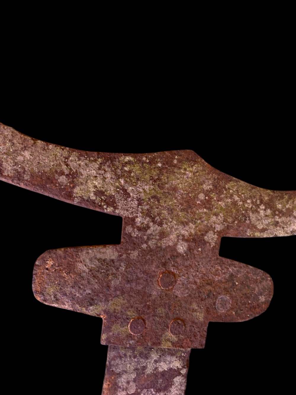 A LARGE 19th C FORGED IRON LOCKSMITH TRADE SIGN View XI