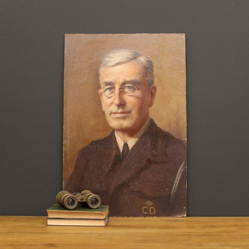 fig 1. Reginald Henry Campbell, A Civil Defence Volunteer, Portrait, World War Two