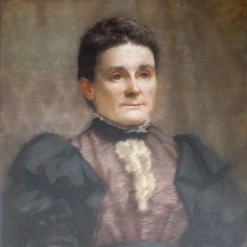 Arthur Dacres Rendall, Large Portrait of a Lady, Antique English Portrait, Listed Artist
