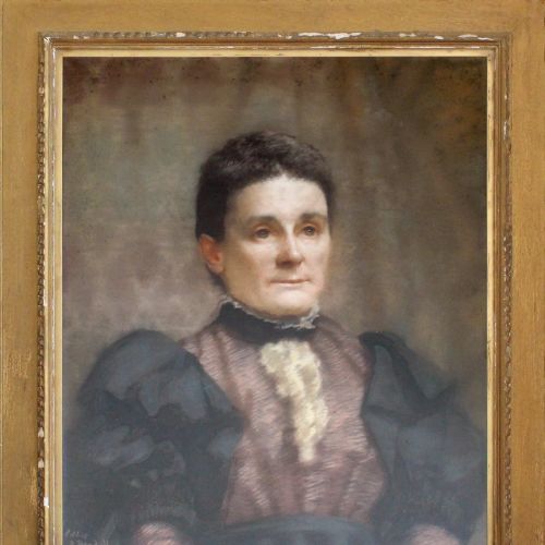 fig 2. Arthur Dacres Rendall, Large Portrait Of A Lady, Antique English Portrait, Listed Artist