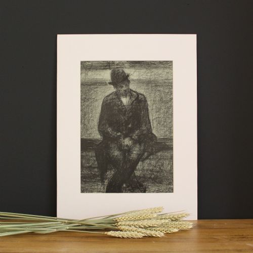After Georges-pierre Seurat, Vagabond, 1930s Rotogravure