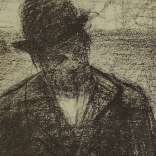fig 2. After Georges-Pierre Seurat, Vagabond, 1930s Rotogravure