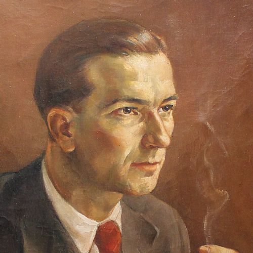 fig 2. Otakar Baran, Portrait Of A Young Man
