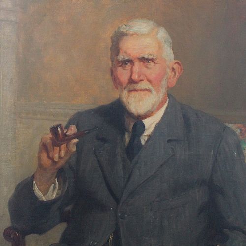 fig 2. Hugh Goldwin Rivière, Portrait Of A Seated Gentleman