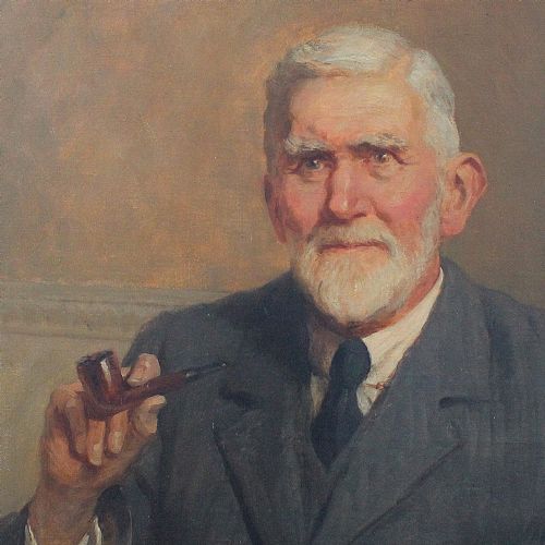 fig 3. Hugh Goldwin Rivière, Portrait Of A Seated Gentleman