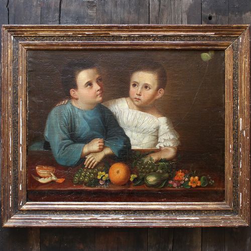 Auguste & Adele, 19th-century French Sibling Portrait