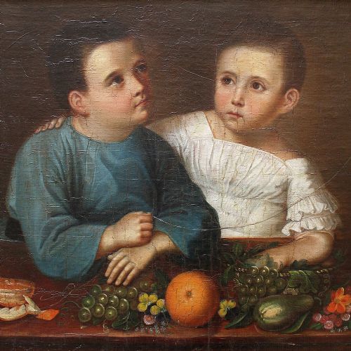fig 2. Auguste & Adele, 19th-Century French Sibling Portrait