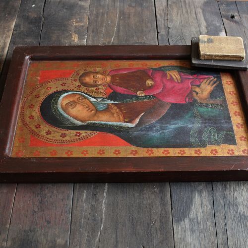 fig 3. Gondos Ernöné After Naddo Ceccarelli, Antique Religious Icon, Tempera On Wood